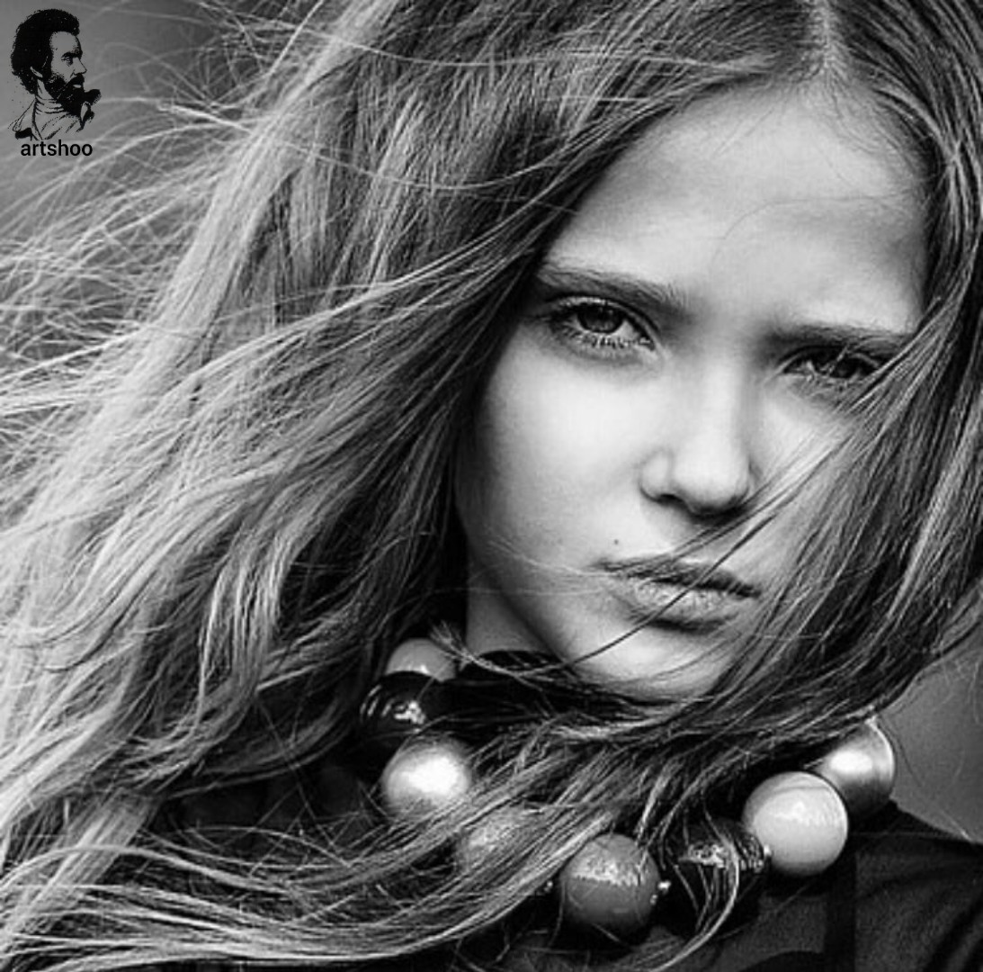 مدل کودک سیاه قلم